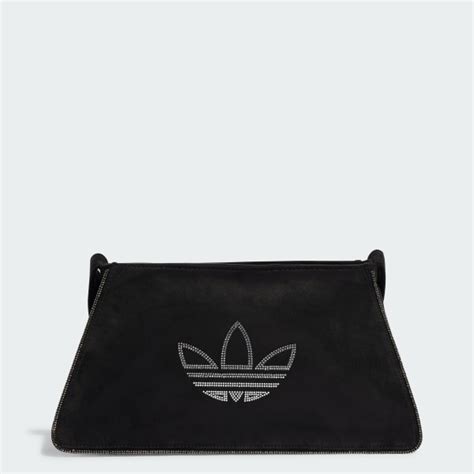 rhinestones fake suede shoulder bag|adidas Rhinestones Fake Suede Shoulder Bag .